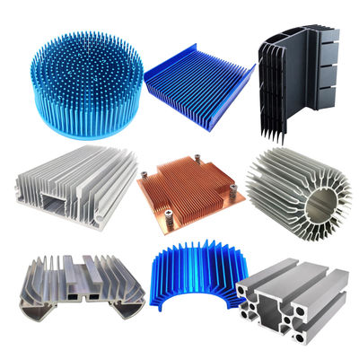 ποιότητας  Customized Aluminum Extrusion Heat Sink Silver Heat Dissipation Aluminum εργοστάσιο