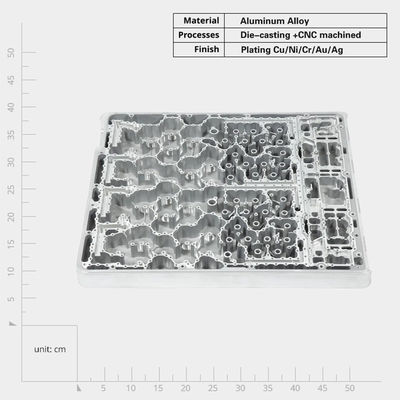 Ανθεκτικότητα Αλουμινίου Die Casting Led Housing / Αλουμινίου Alloy Casting με Ra 1.6 επιφανειακό φινίρισμα